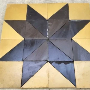A-00570 Steinzeugmosaik Stern 2