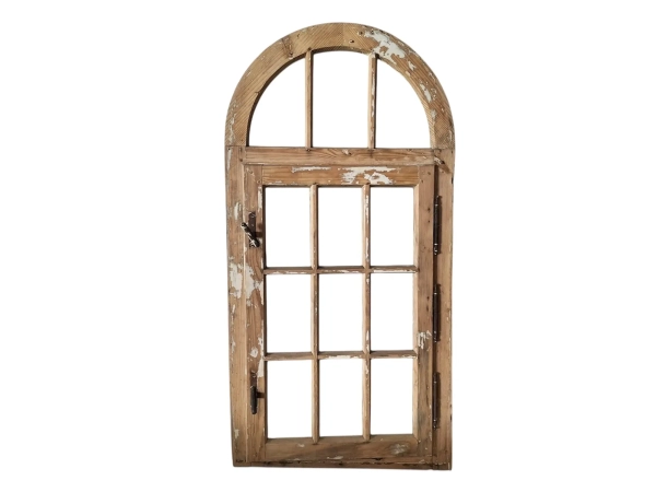 A-01115 Holz-Rundbogenfenster -1