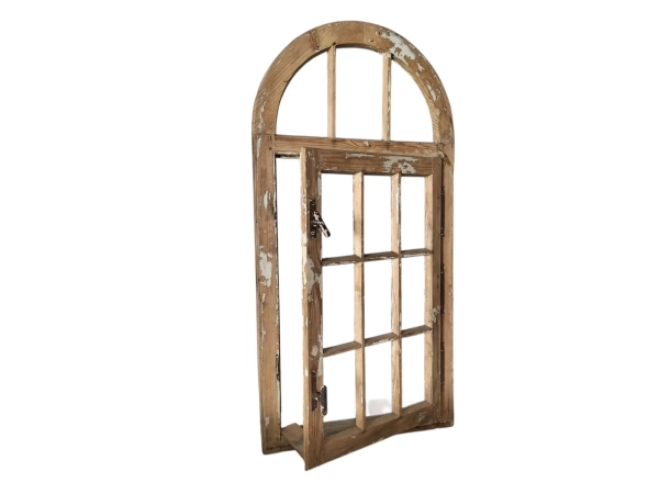A-01115 Holz-Rundbogenfenster -2