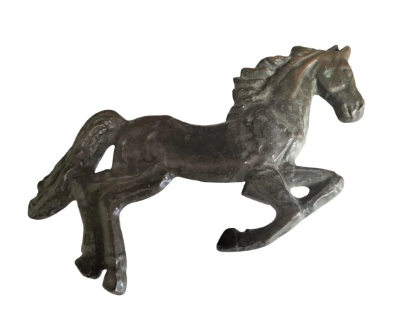 A-01118 Haustürgriff Pferd Bronze