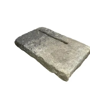 A-01133 Sandsteinplatte mit Rille
