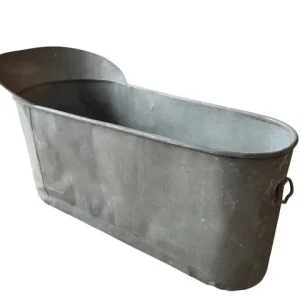 A-01236 Zinkwanne mit Rücken
